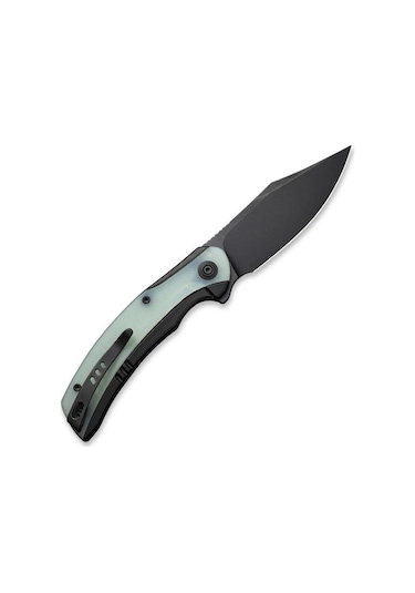 We Knife Snick Titanium Black G10 Natural Kamp Çakı Su Yeşili