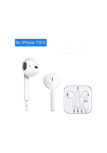 Apple Uyumlu iOS iPhone 11 Pro Max Mikrofonlu Kulaklık, Kablolu Light