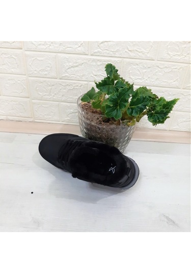 Kinetix Arctıc Pu Siyah Kaymaz Taban Kürklü Erkek Bot 001