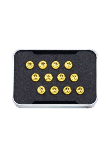 Novahub 12 Adet T25 Disk Vida 12pcs M5x10mm Fren Vida, Tc4 Titanyum Bisiklet Disk Fren Sabitleme Vidası