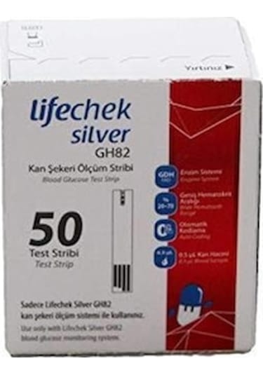 Lifechek Silver GH82 Kan Şekeri Ölçüm Stribi 50 Adet