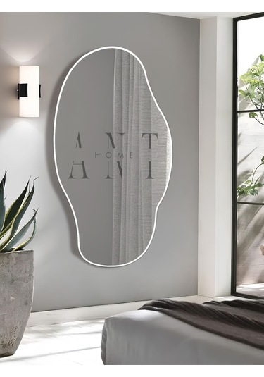 Klas Boy Ayna / Duvar Boy Aynası / Salon Aynası / Konsol Aynası / Hol Aynası / 150 X 80 Cm 100 X 150 Beyaz