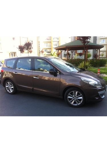 Renault Scenic 3 Krom Cam Çıtası 2009 Sonrası 4 Parça Paslanmaz  Ç