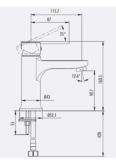 Creavit Vega Lavabo Bataryası Vg1840