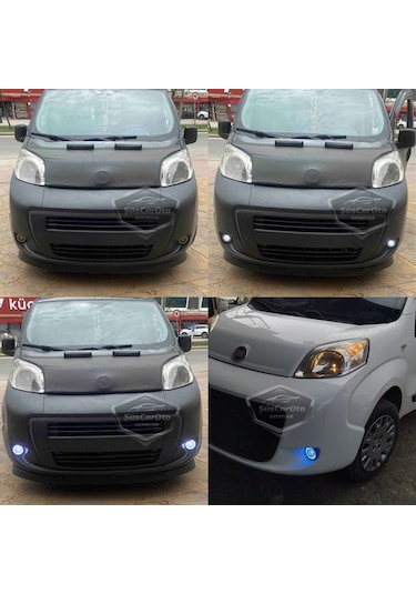 Peugeot Bipper 2008-2022 Uyumlu Üniversal Mercekli Angel Sis Farı Metal Su Geçirmez 76 Mm Ma Halkalı Gündüz Farı Sis Farı 54967267