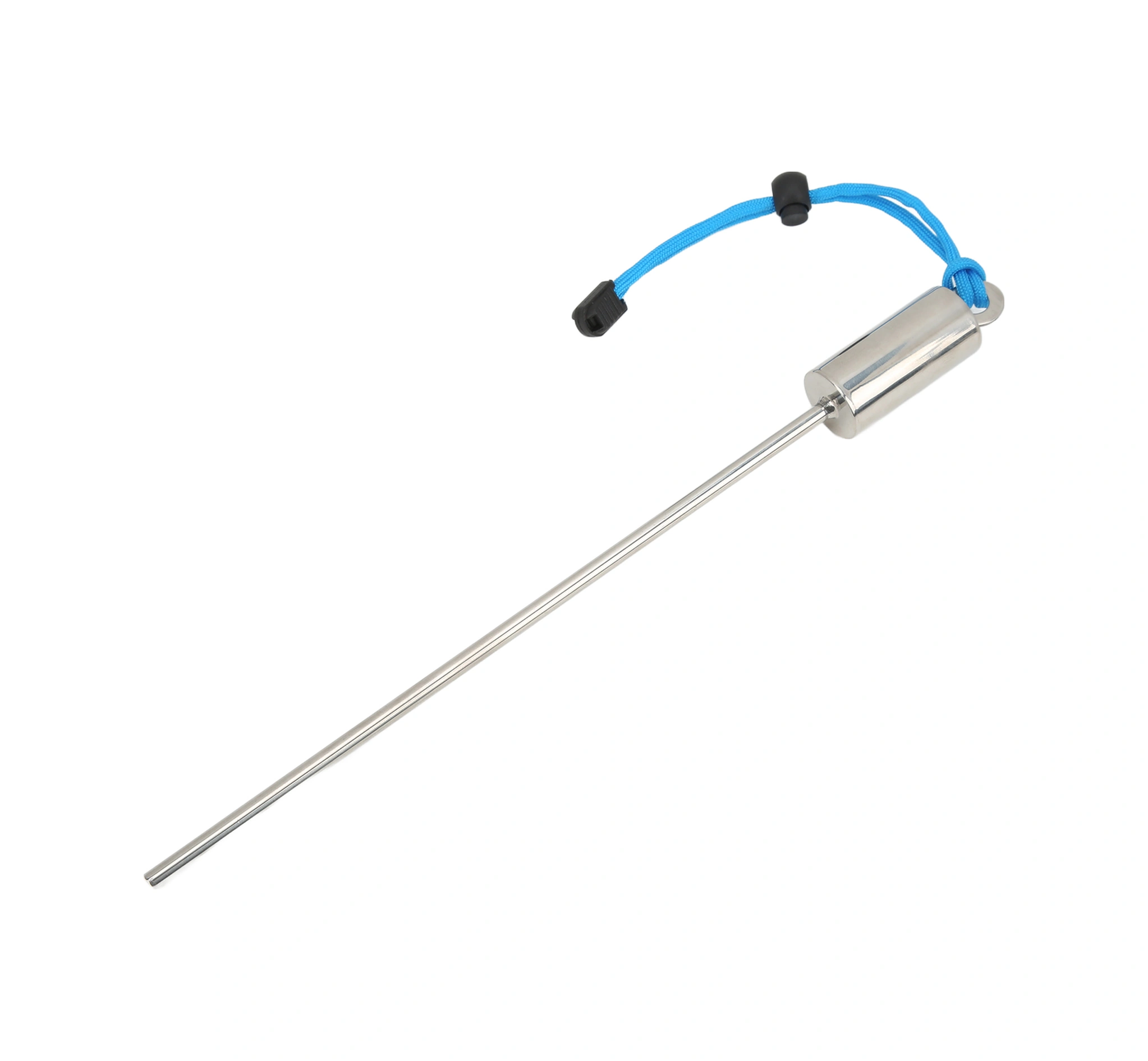 Vkemall Stainless Steel Su Altı Dalış Çubuğu 30cm - Ölçülü, Sesli, El Teli İle Pembe - Derin Deniz Gözlem Aracı Pembe