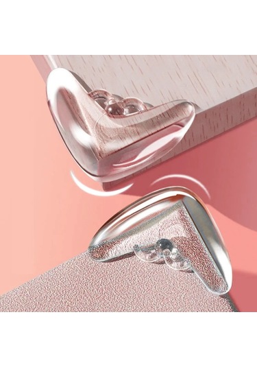 10 Adet Güvenliği Aydınlık Silikon Koruyucu Masa Köşe Kenar Koruma Kapağı Elekt L Shape-10pcs L Shape-10pcs Çok Renkli