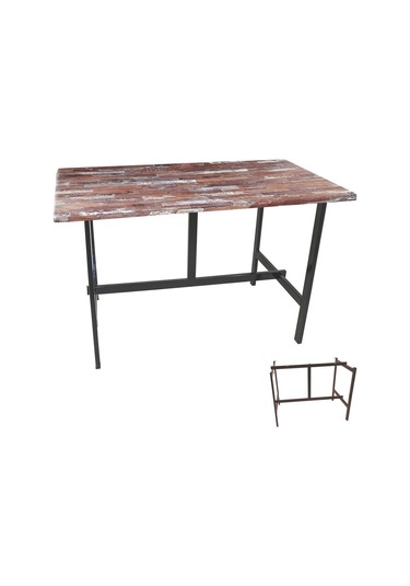 Bey Mobilya 535124810 Capella Werzalit Mutfak Masası 70 x 120 Esb - Siyah