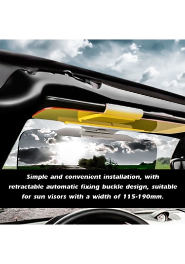 Konesam A Tipi Otomobil Güneş Görünürlüğü Engelleyici Gündüz/gece Kullanıma Uygun Sürücü Göz Koruyucu Aksesuarı