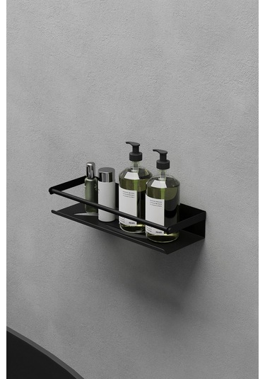 Zift Unique Ömür Boyu Paslanmaz Çelik Yapışkanlı Banyo Rafı ,modern Duş Rafı & Şampuanlık-silikon Yapıştırıcıı Diğer