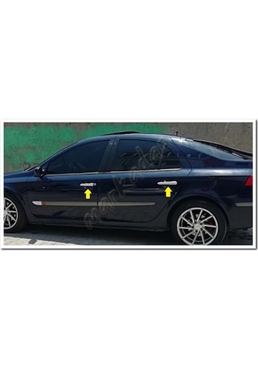 Markadan Renault Laguna 2 Krom Kapı Kolu 2003-2008 4 Kapı Paslanm