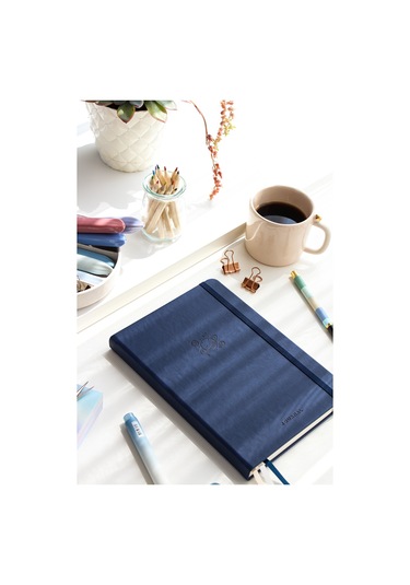 A5 Bullet Journal Noktalı Defter 140 Gr. 80 Yaprak Midnight Lacivert