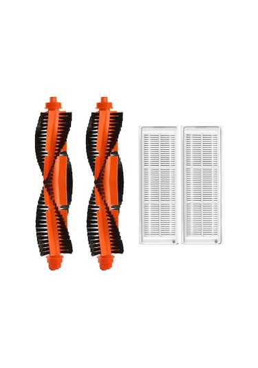 Xiaomi Mop Pro Stytj02ym Uyumlu 2 Adet Ana Fırça 2 Adet Filtre