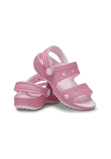 Croc 207983-6zw Classıc Croc Glıtter Sandal Çocuk Terlik Sandalet Pembe