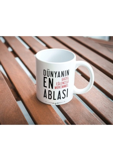 En Iyi Abla Kupa Bardak Beyaz