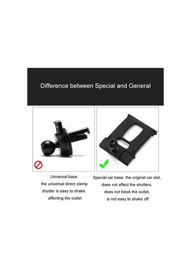 Bmw Araba Hava Çıkışı Modifiye Cep Telefonu Tutucu Tabanı İçin, Model: 18-22 5 Serisi / 6gt