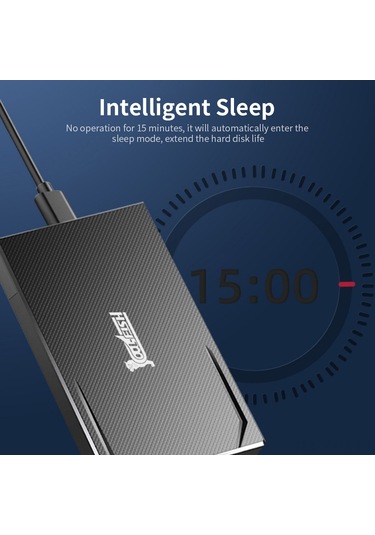 Geeksen Taşınabilir 2.5" Sata Hdd Kılıfı - Type-c 3.1, 10gbps Hız, Araçsız Montaj
