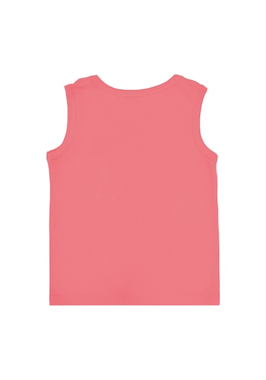 U.S. Polo Assn. Kız Çocuk Pembe Kolsuz Basic Tişört 50306215-VR167