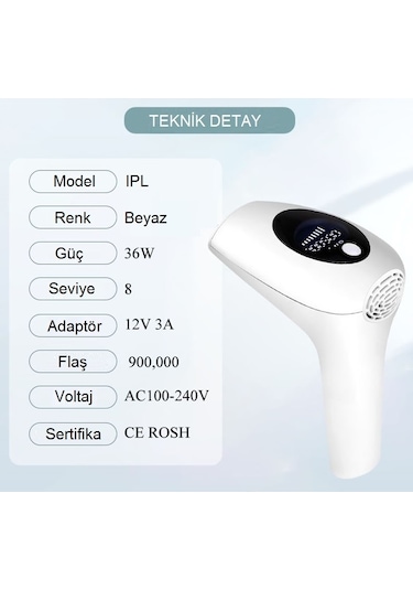 EYM IPL Lazer Epilasyon Cihazı