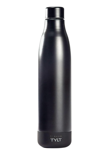 Hepsi Bir Arada 17 Oz Paslanmaz Çelik Su Şişesi Ve 5700 Mah Taşınabilir Güç Bankası, Bulaşık Makinesi Kasası, Siyah Black