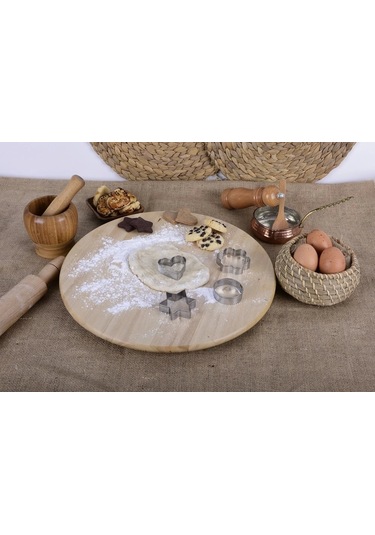 Kurabiye Kalıbı Metal Midi 4 Parça Renkli