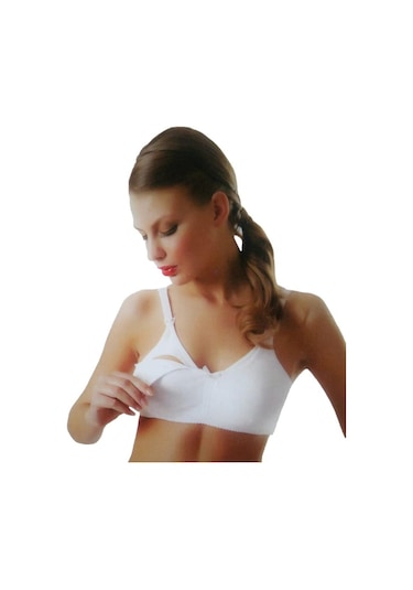 Yarentuhafiye Çiğdem Bayan Lohusa Emzirme Sütyeni Beyaz 305