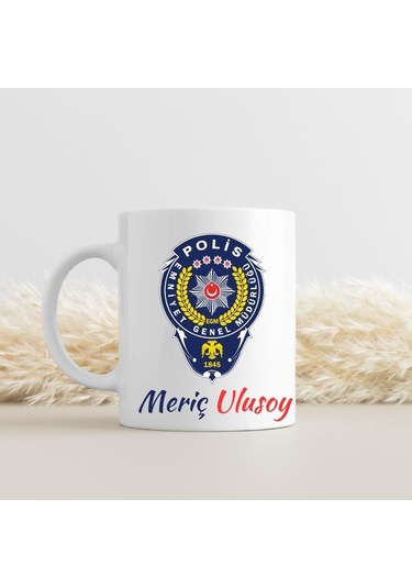 Polislere Özel Tasarımlı Kupa Bardak