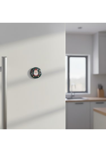 Yılbaşı Buzdolabı Magnet Seti No: 3 4 Adet Magnet