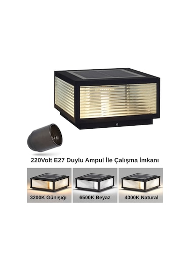 Forlife 60 Watt Solar Set/baba Duvar Üstü Dekoratif Armatür