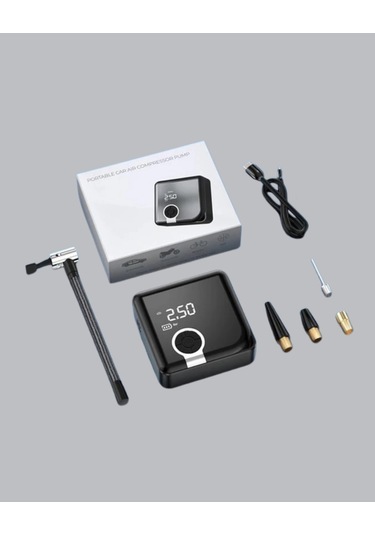 Bfs Dijital Ekranlı Taşınabilir Akıllı Araç Hava Kompresörü