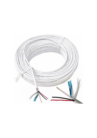 Botech 2+1 0.22x0.18mm Cca Cctv Kamera Kablosu 100 Metre