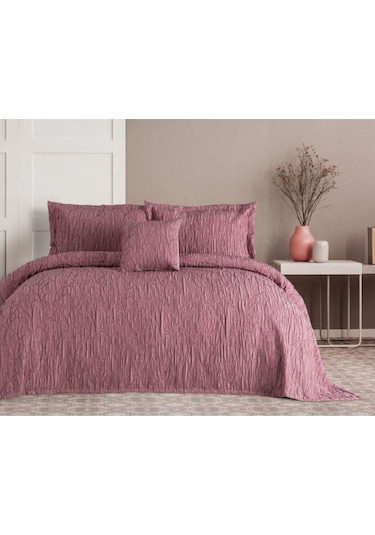 Özdilek Yatak Örtüsü Nırvana Decorose Çift Kişilik Pembe