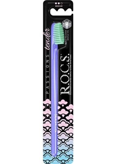 Rocs Passions Tender Diş Fırçası Yeşil Kıl