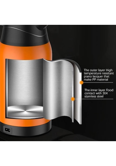 Ambition 12v/24v 1000ml Araba Elektrikli Su Isıtıcısı Dijital