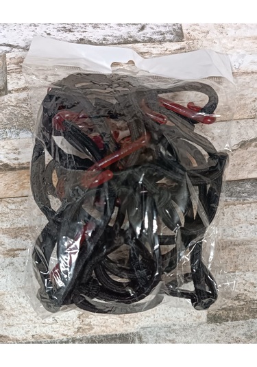Kask Filesi 40x40 Kırmızı Tokalı