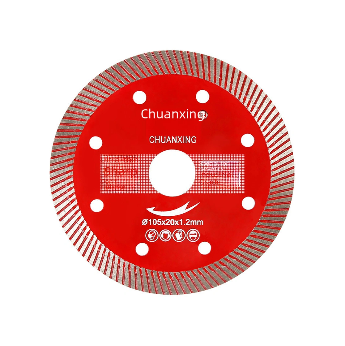 Skycity Seramik, Tam Seramik Ve Camlanmış Tuğla Kesim İçin Ultra İnce, Parçalanmadan Kuru Kesim Profesyonel Açıcı Disk Uçak Bıçak