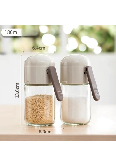 Novahub 2 Paket Paslanmaz Çelik Tuzluk Hassas Miktarlı Rasyon Baharat Dağıtıcısı Ölçüm Tuzluk Baharat Kavanozları Kapları Baharat Şişesi Dağıtıcısı Sarı Sarı