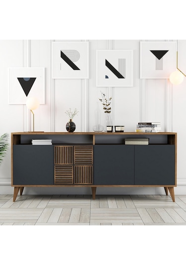 Variant Variant Milan Konsol - Ceviz / Antrasit