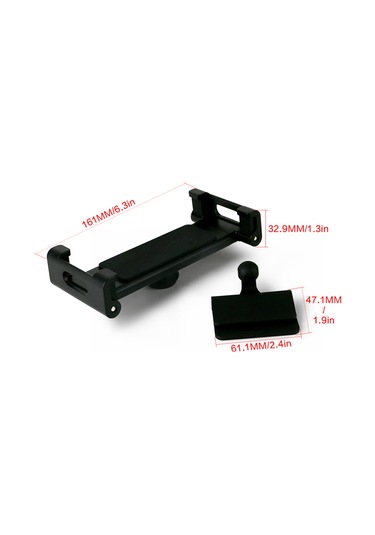 Hombey Tesla Model 3 Y 2019-2021 İçin Arka Koltuk Tablet/ Telefon Tutucu - 360 Derece Döner, 4.5"-12.9" Ekran Uyumlu, Yolculuk Eğlencesi İçin Siyah