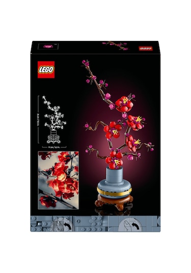 LEGO® Botanicals Erik Çiçeği 10369 – Yetişkinler için Pastel Mavi Saksi İçeren Dekoratif Çiçek Modeli Yapim Seti (327 Parça)