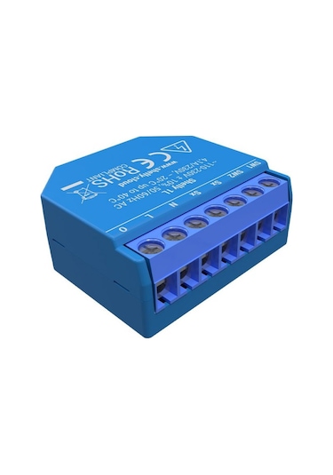 Shelly 1L Nötrsüz Akıllı Wi-Fi Rölesi