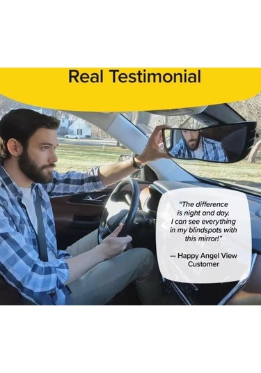 Sones Geniş Açılı Dikiz Aynası Kör Noktaları Azaltır Çoğu Otomobil Suv'una Uyum Sağlar