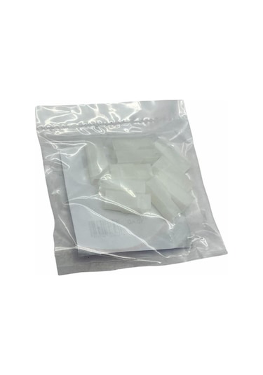 Tekli Konnektor Kilitlemeli Fiş Kılıfı Standart 6.3 Mm Beyaz 10 Ad