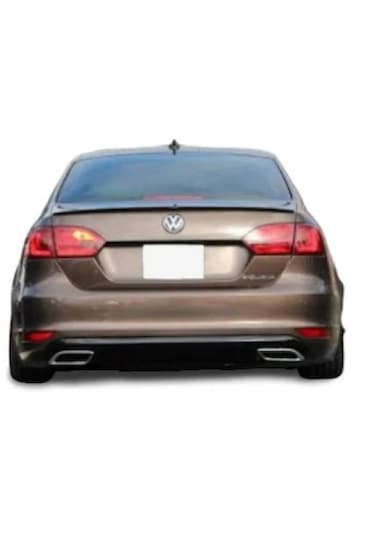 Jetta Makyajsız Egsoz Görünümlü Difüzör Parlak Siyah