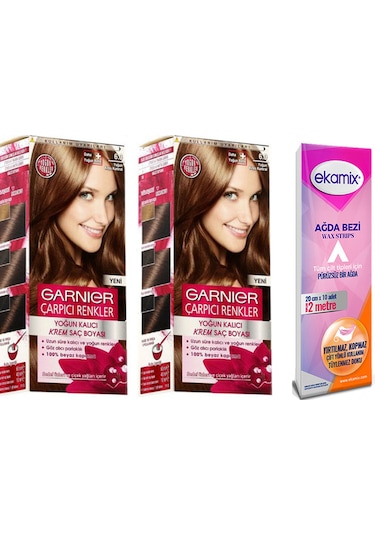 Garnier Çarpıcı Renkler Boya 6.0 Yoğun Koyu Kumral 2 Adet (417077510)
