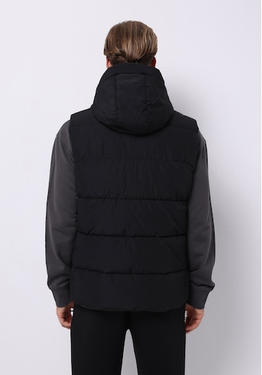 Colins Slim Fit Erkek Siyah Yelek Cl1076538 Q1.v1 Blk Siyah