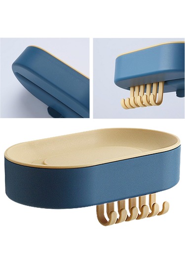 Suntek Sabun Sünger Raf Boşaltma Mutfak Duş Mavisi Çok Renkli