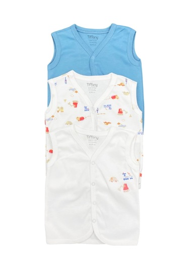 Tiffany Baby Traffic Rider Theme 3'lü Yelek 50005 Ekru