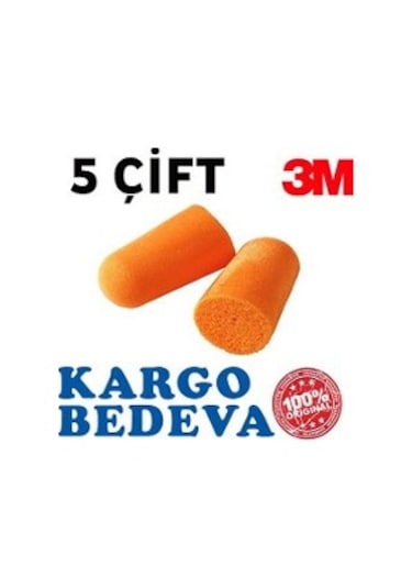 3M 1100 Kulak Tıkacı 5 Çift