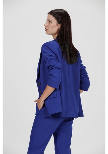 Kadın Blazer Ceket Saks